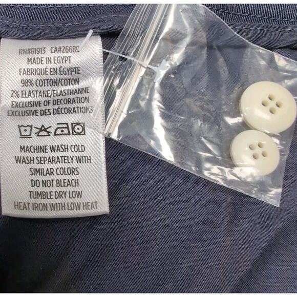 Robert Graham Shorts Mens Big & Tall Size 46 Navy Blue Twill Stretch Cotton NWT - Picture 7 of 12